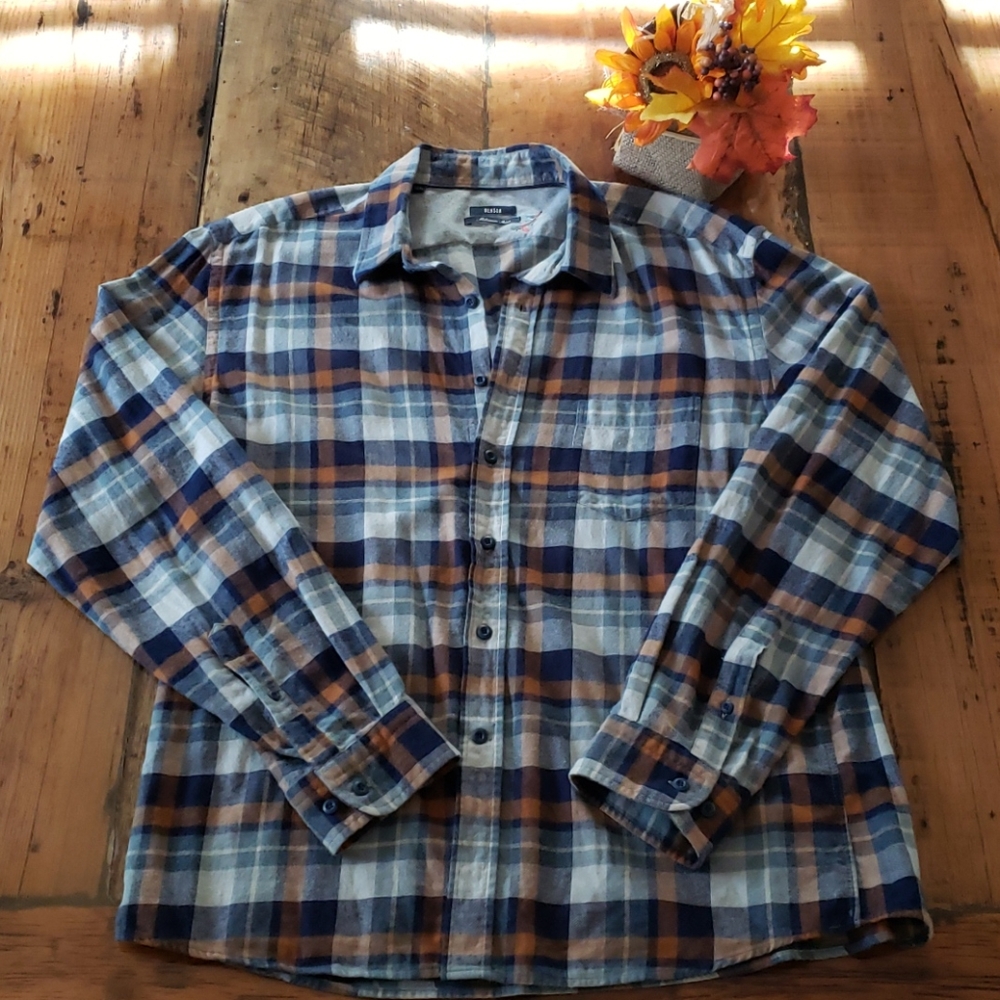 BENSON Men's Flannel Shirts XL